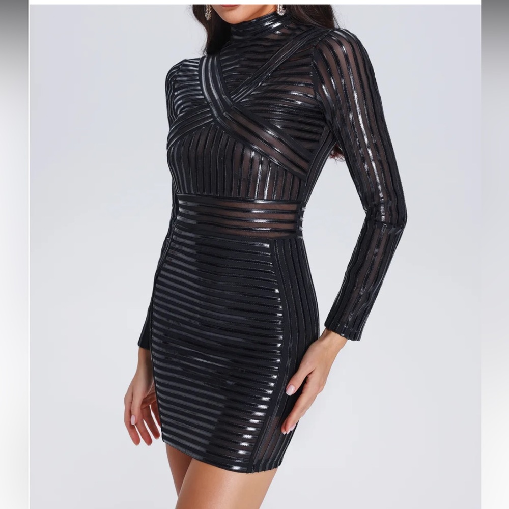 Leather Mini Dress